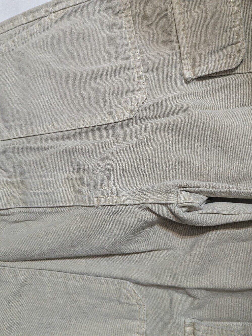 Zara Women’s Beige Cargo Pants Wide Leg Utility Trousers Size 4 EUR 36 - Picture 6 of 13